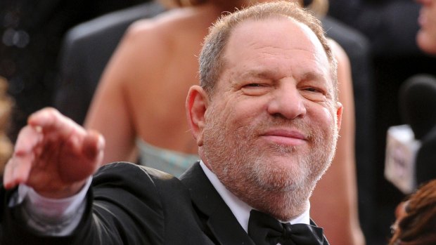Harvey Weinstein arrives at the Oscars last year.