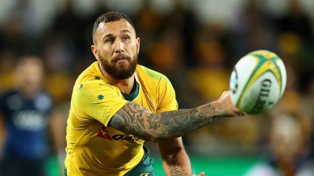 Team building: Wallabies playmaker Quade Cooper is confident the Australians are headed down the right path.