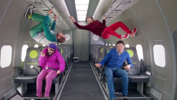 OK Go's Upside Down Inside Out was filmed in zero gravity. 