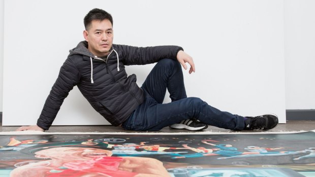 Always on the move: Artist Guo Jian.