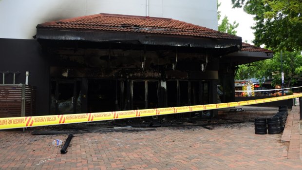 The restaurant is believed to have been vacated at the time of the fire.