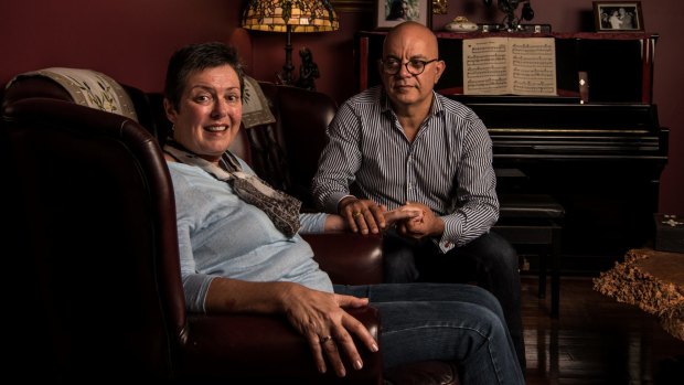 Anne and Paul Gabrielides are petitioning NSW MPs to support a voluntary assisted dying bill.