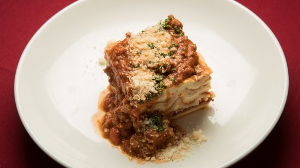 Marios' lasagne is a block of certainty in a fickle neighbourhood. 