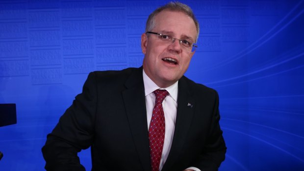 Treasurer Scott Morrison has been criticised for his National Press Club speech last week.