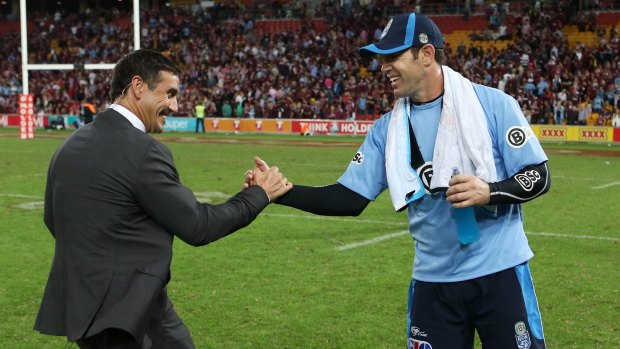 True Blues: Andrew Johns and Brad Fittler will reunite for NSW.