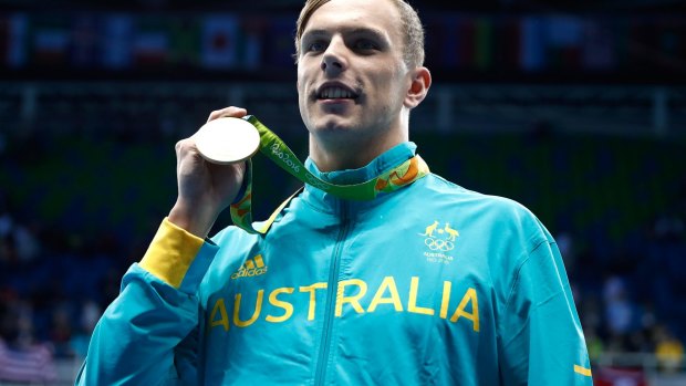Kyle Chalmers won gold, but barely knew who he was swimming against.