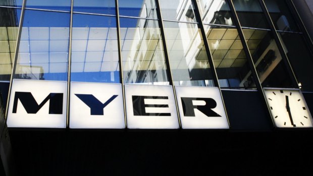 Myer has faced 20 years of sliding sales. 