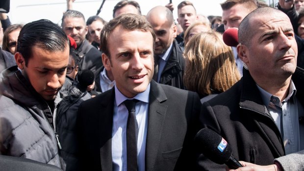 Emmanuel Macron, French presidential candidate, has been critical of Russia. 