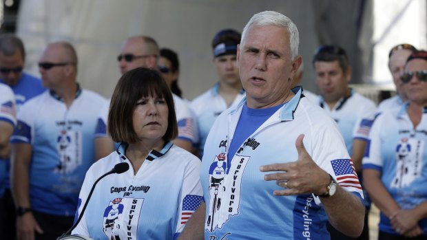 Of his tax return, Mike Pence says 'we're a middle class family … it's going to be a quick read'.
