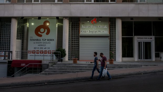 A fertility clinic in Istanbul that had its services interrupted by the Erdogan government after the attempted coup last year.