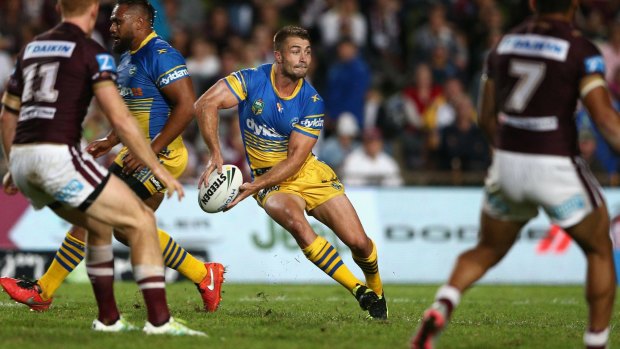Welcome addition: Foran's ability at five-eighth has been missed by the Eels.
