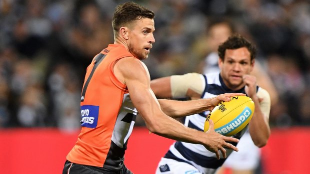 Fitness battle: Giants star recruit Brett Deledio has taken a long and painful road to recovery from injury.
