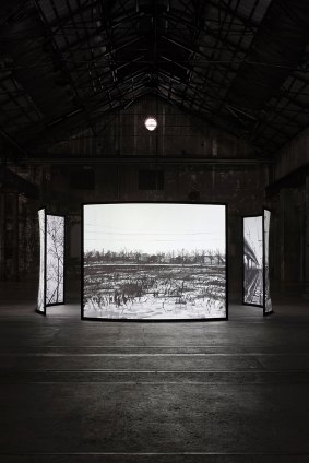 Poignant and frail imagery: Chen Shaoxiong 's video taken from his deathbed, The Views (2016).
