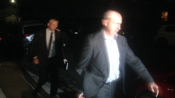 The AFP raid on a Labor staffer's house in Melbourne during the election. 