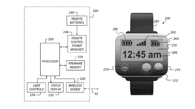 Apple's patent shows a schematic for a portable action camera as well as a rendering of a remote control.