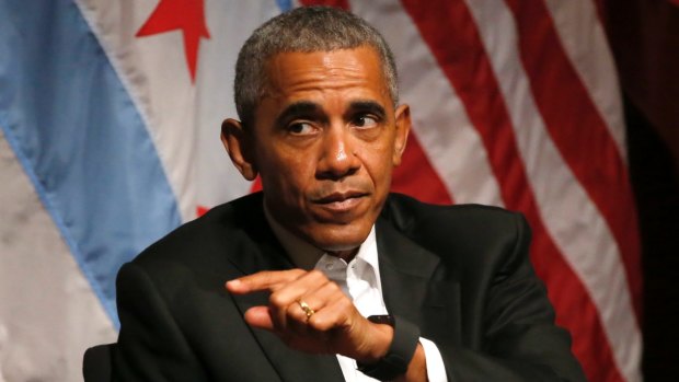 Former president Barack Obama has largely avoided criticising his successor.