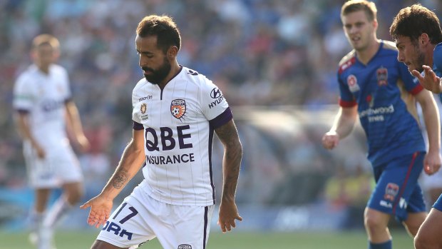 Perth Glory's Diego Castro is in hot form.