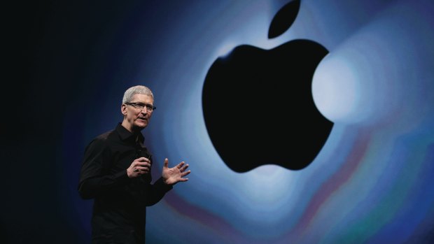 Preparing for launch: Apple CEO Tim Cook.