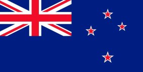 Incumbent: The current New Zealand flag. 