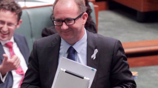 FILE PHOTO: David Feeney was ejected from the House during question time at Parliament House in Canberra on Tuesday 25 November 2014. Photo: Andrew Meares