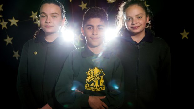 Granville East Public School students Jana Ajaj, Abdelelah Faisal, and Annabella Zraika have coded an experiment that is being launched into space.