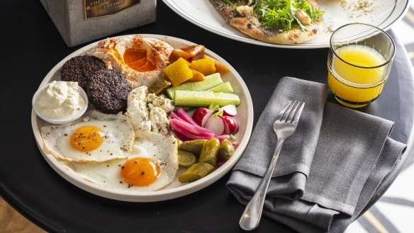 Sheperd's Lane Morning Mezze Plate.