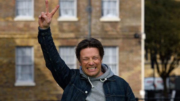 Jamie Oliver celebrates after the announcement of a tax on sugary soft drinks in the UK. Will Australia follow?