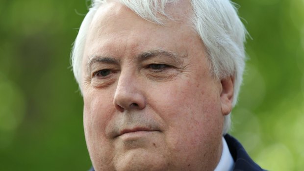 Clive Palmer's 2014-15 donations were belatedly revealed in official Australian Electoral Commission figures.