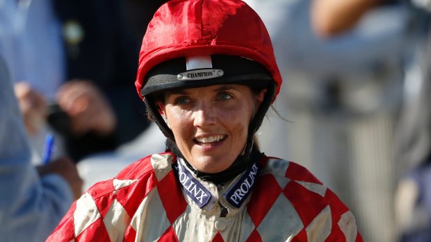 From two wheels to four legs: Former cycling champion Victoria Pendleton has taken part in her first showjumping event.