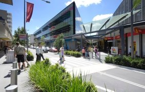 Rouse Hill town centre in Western Sydney, where physical and digital shopping is used.