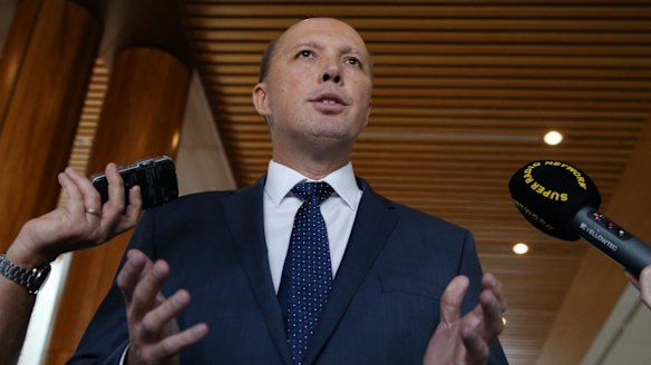 Accused of 'empire building': Minister Peter Dutton.