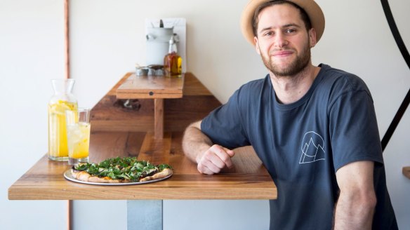 Small Print Pizza in Windsor co-owner and manager Adam Chapman.