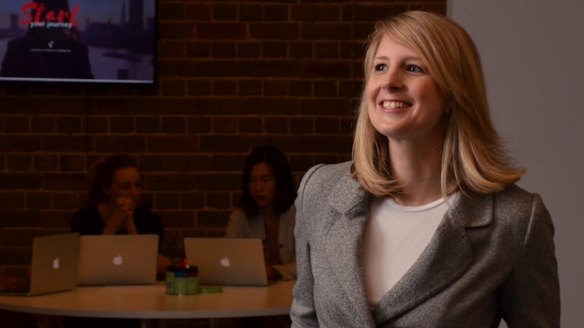 Nicola Hazell, director of SheStarts at BlueChilli, which aims to have more women founding start-ups. 