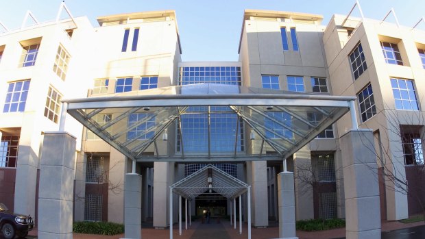 Taj Mahal? The Department of Foreign Affairs and Trade's main office in Barton.