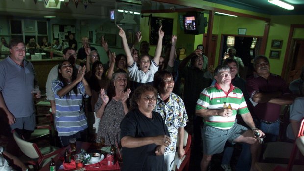 Never a minute quite like it... Bourke residents watch Freeman compete