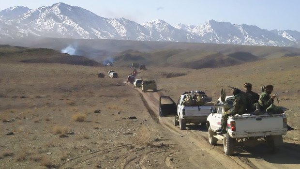 An Australian SASR team with US and Afghan forces on patrol in Shah-i-Kot.