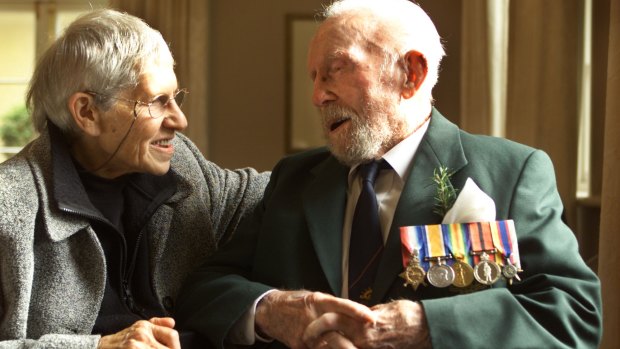 Alec Campbell and his wife Kathleen in 2002.