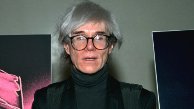 Pop artist Andy Warhol in 1987.