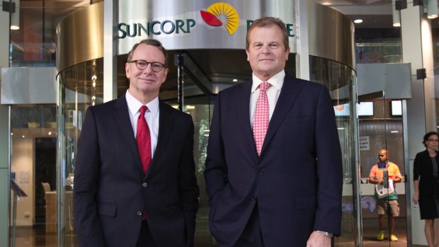 Suncorp's share price rose 70 per cent to $12.37  during chief executive Patrick Snowball's tenure, and he will be succeeded by former GPT Group boss, Michael Cameron. 