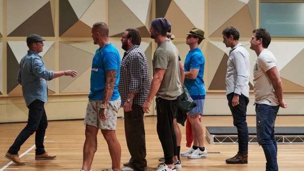 The Real Full Monty, in which eight high-profile Australian men learn the famous strip routine that ends with a full-frontal flash.