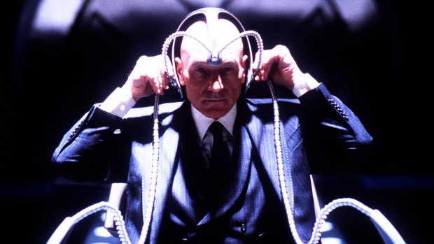 Brain power:  Patrick Stewart in <i> X-Men</i>.