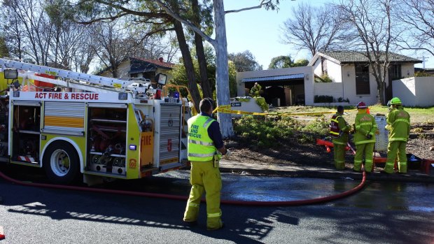 A house fire in Kambah racked up a damage bill of about $350,000, emergency services say.