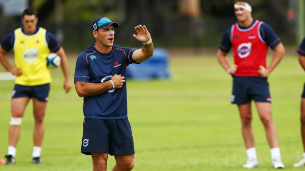 Nathan Grey is an assistant at the Waratahs.