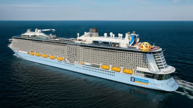 Spectrum of the Seas is a billion-dollar cruise giant capable of carrying up to 5622 passengers.