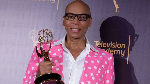 RuPaul Charles wins the Emmy for outstanding host for a reality or reality-competition program for RuPaul's Drag Race at the Creative Arts Emmy Awards in Los Angeles.