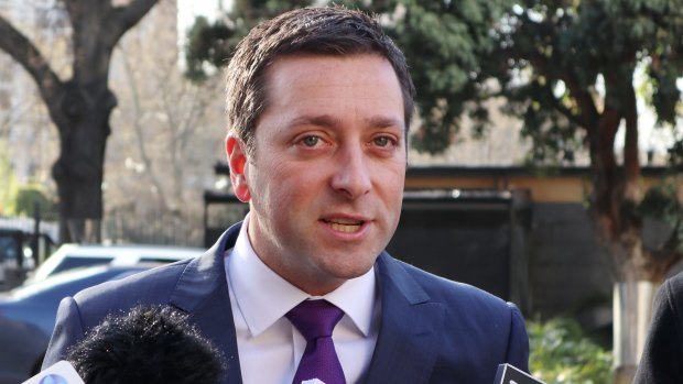 Matthew Guy wants more work to be done of mental health and ice addiction.