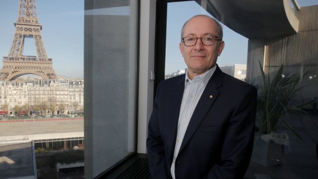 Ambassador Stephen Brady at the Australian embassy in Paris France on Sunday 15 November 2015. Photo: Andrew Meares