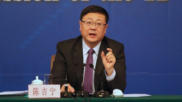 Chen Jining, China's minister of environment protection.