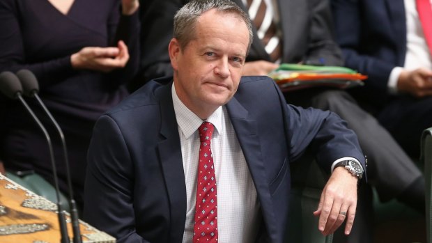 Opposition Leader Bill Shorten at Parliament House.