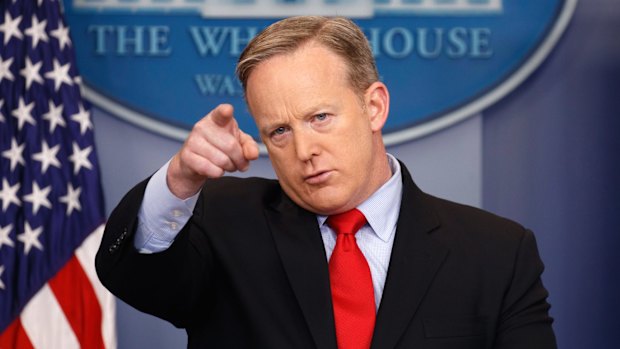 White House press secretary Sean Spicer has ordered staff to submit to random phone checks.